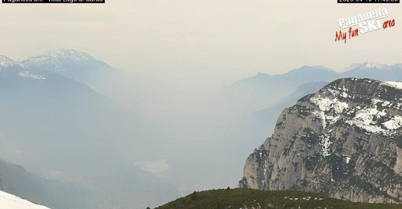 Webcam Paganella Ski – Andalo – Fai della Paganella - Vista Lago di Garda