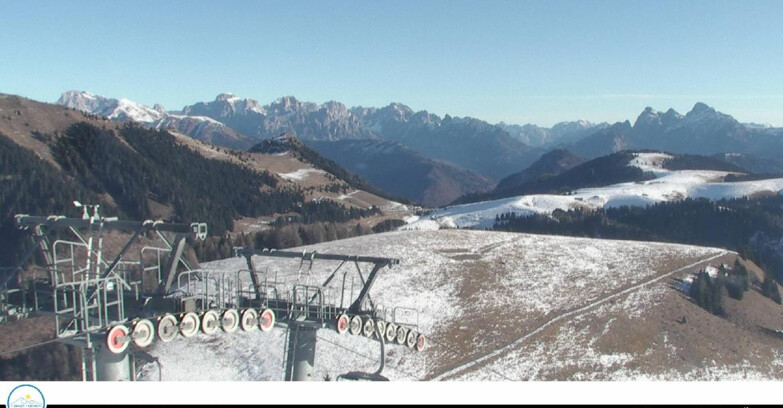 Webcam Passo Brocon-Marande - Panorama vs. Paradiso