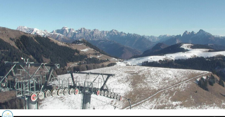 Webcam Passo Brocon-Marande - Panorama vs. Paradiso