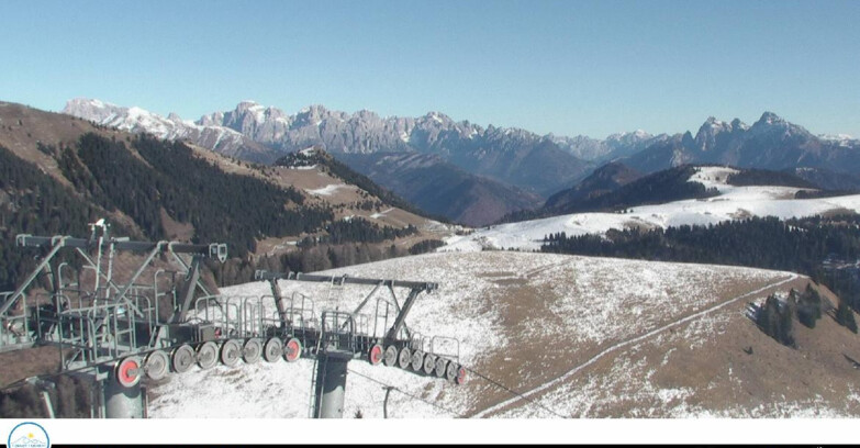 Webcam Passo Brocon-Marande - Panorama vs. Paradiso