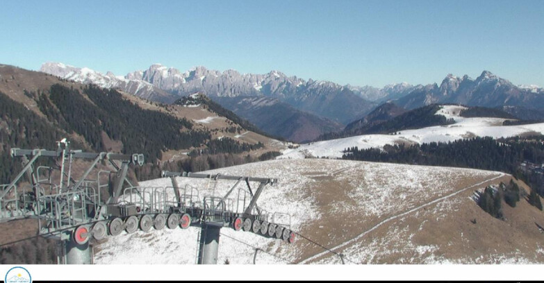 Webcam Passo Brocon-Marande - Panorama vs. Paradiso
