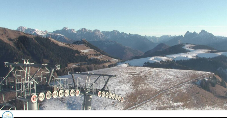 Webcam Passo Brocon-Marande - Panorama vs. Paradiso