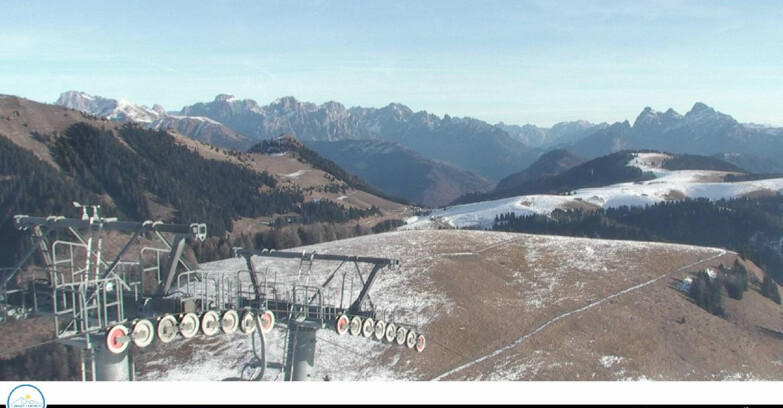Webcam Passo Brocon-Marande - Panorama vs. Paradiso