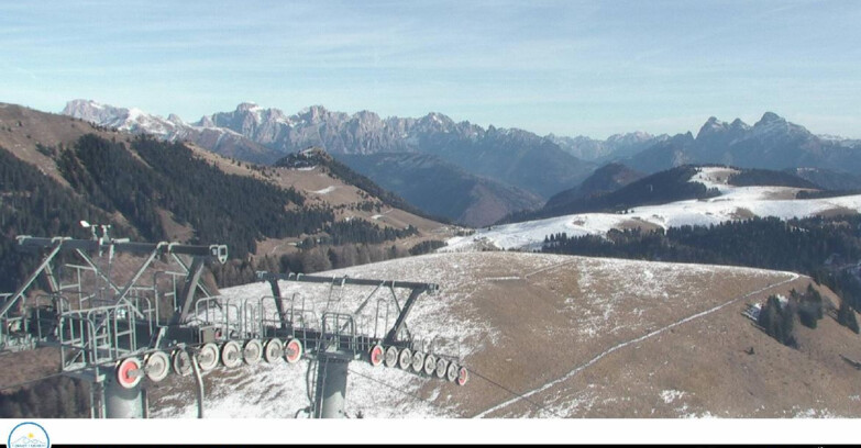 Webcam Passo Brocon-Marande - Panorama vs. Paradiso