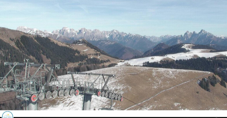 Webcam Passo Brocon-Marande - Panorama vs. Paradiso