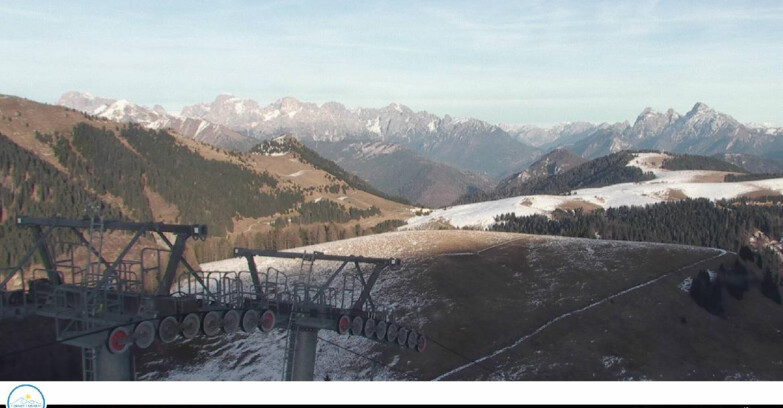Webcam Passo Brocon-Marande - Panorama vs. Paradiso