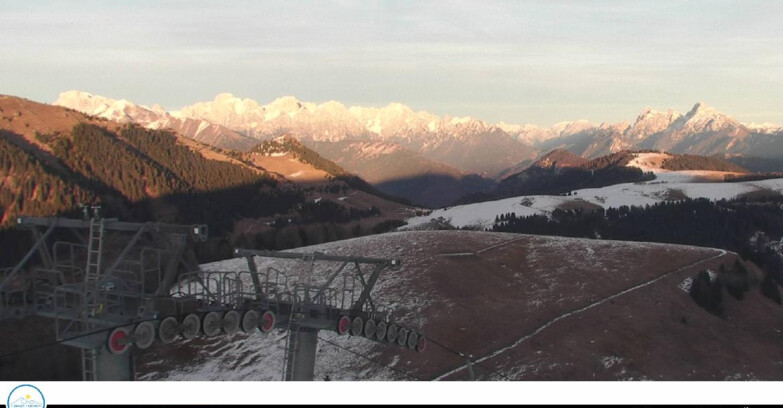 Webcam Passo Brocon-Marande - Panorama vs. Paradiso