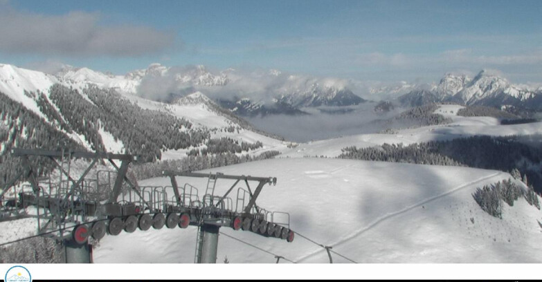 Webcam Passo Brocon-Marande - Panorama vs. Paradiso