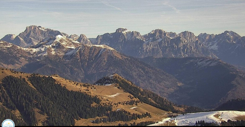 Webcam Passo Brocon-Marande - Brocon Pass and Pale di S.Martino 
