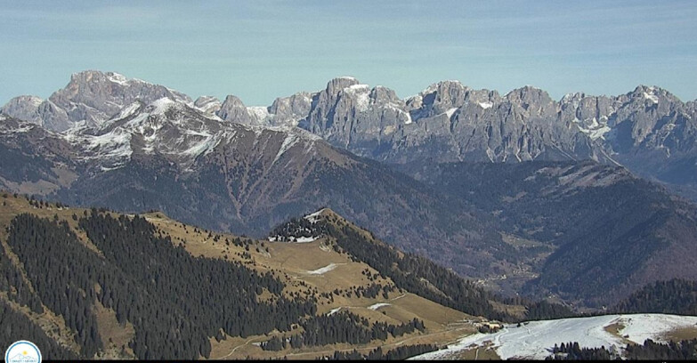 Webcam Passo Brocon-Marande - Brocon Pass and Pale di S.Martino 
