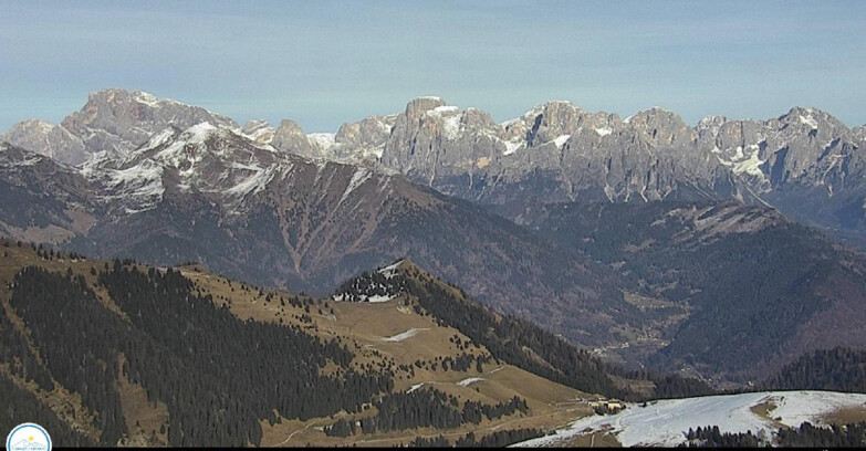 Webcam Passo Brocon-Marande - Brocon Pass and Pale di S.Martino 