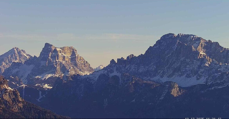Webcam Passo San Pellegrino-Falcade - Pelmo e Civetta