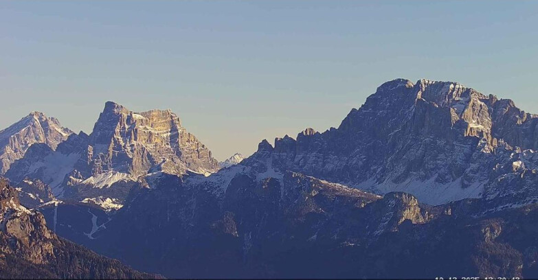 Webcam Passo San Pellegrino-Falcade - Pelmo e Civetta