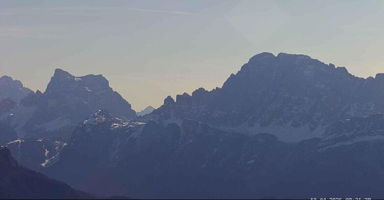 Webcam Passo San Pellegrino-Falcade - Pelmo e Civetta