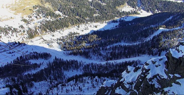 Webcam Passo San Pellegrino-Falcade  - Pista Funivia