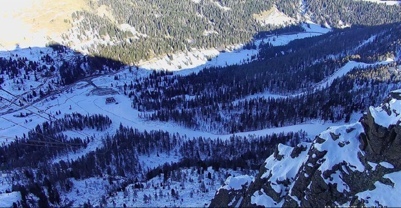 Webcam Passo San Pellegrino-Falcade  - Pista Funivia