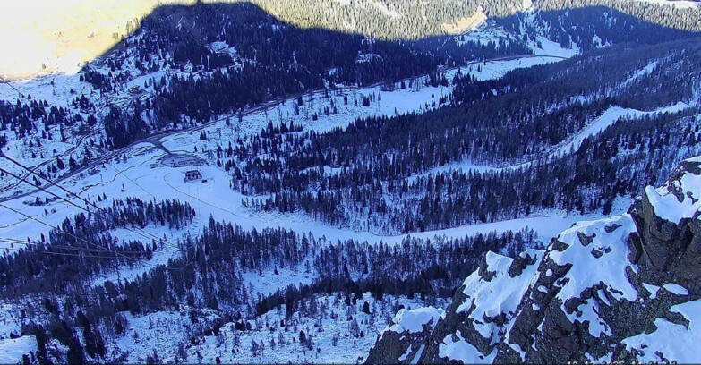 Webcam Passo San Pellegrino-Falcade  - Pista Funivia