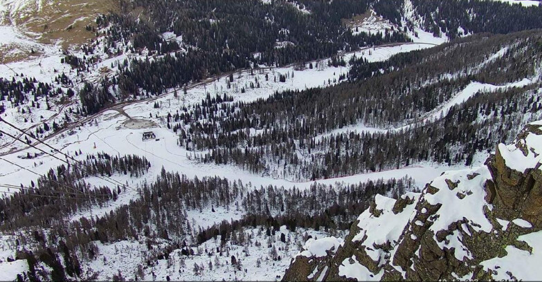 Webcam Passo San Pellegrino-Falcade  - Pista Funivia