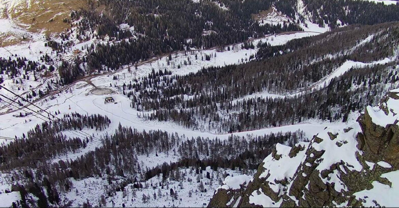 Webcam Passo San Pellegrino-Falcade  - Pista Funivia