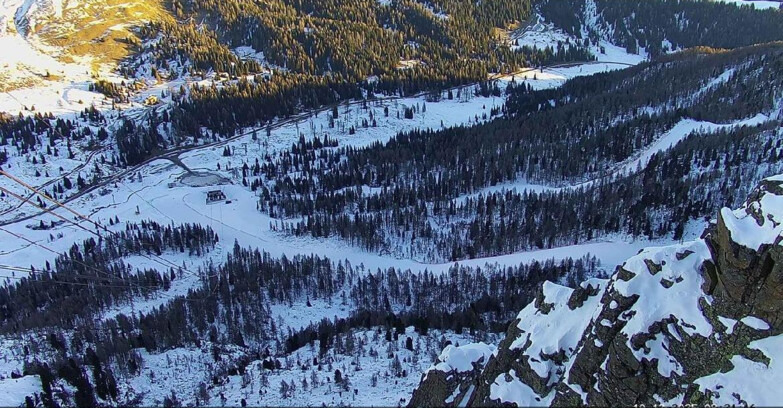 Webcam Passo San Pellegrino-Falcade  - Pista Funivia