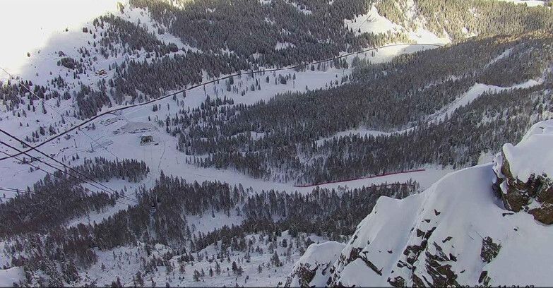 Webcam Passo San Pellegrino-Falcade - Pista Funivia