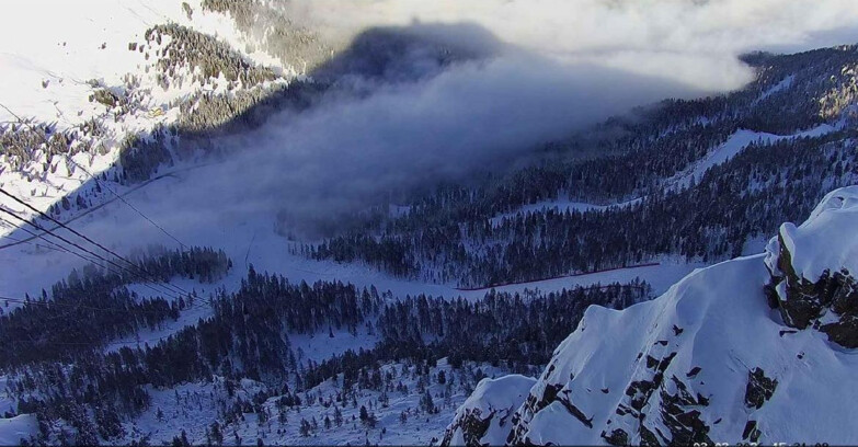 Webcam Passo San Pellegrino-Falcade - Pista Funivia