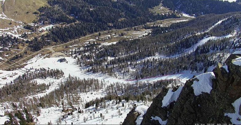 Webcam Passo San Pellegrino-Falcade  - Pista Funivia