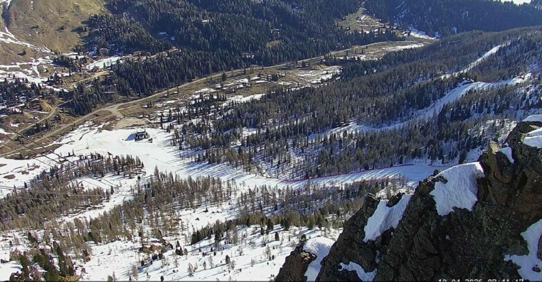 Webcam Passo San Pellegrino-Falcade  - Pista Funivia