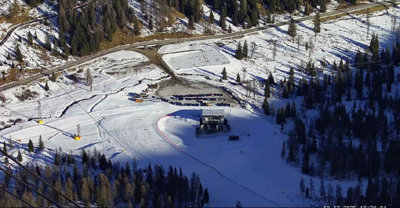 Webcam Passo San Pellegrino-Falcade  - Arrivo Seggiovia