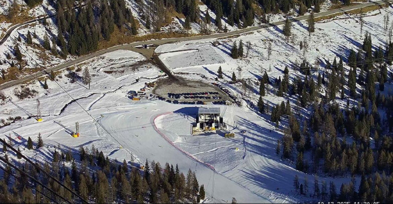 Webcam Passo San Pellegrino-Falcade  - Arrivo Seggiovia