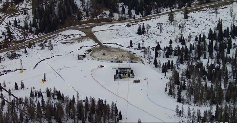 Webcam Passo San Pellegrino-Falcade  - Arrivo Seggiovia