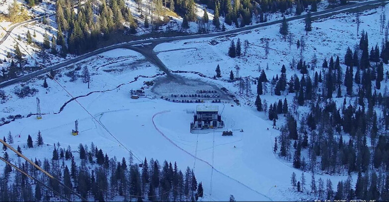 Webcam Passo San Pellegrino-Falcade  - Arrivo Seggiovia