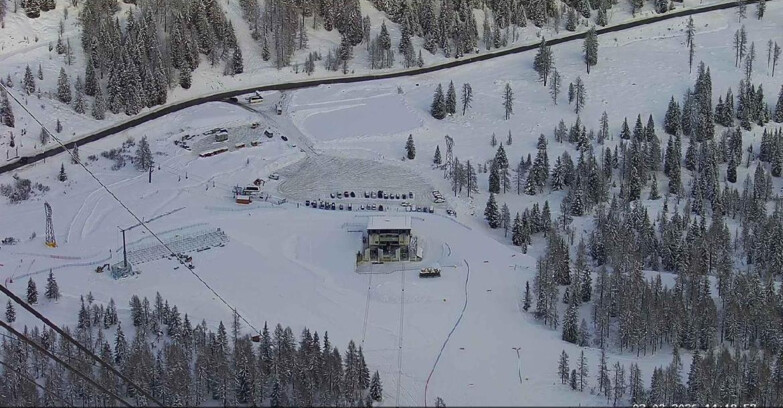 Webcam Passo San Pellegrino-Falcade - Arrivo Seggiovia