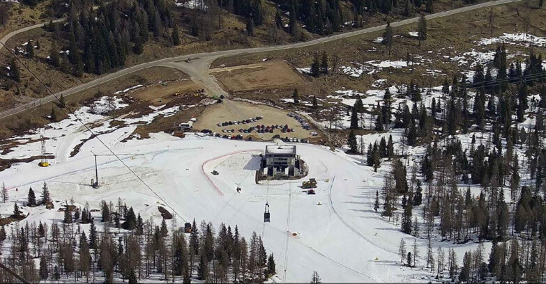 Webcam Passo San Pellegrino-Falcade - Arrivo Seggiovia