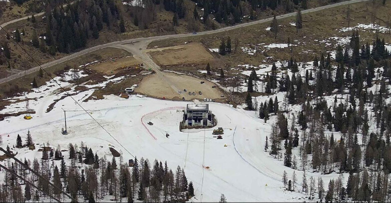 Webcam Passo San Pellegrino-Falcade - Arrivo Seggiovia