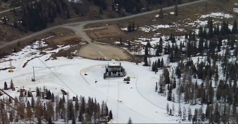 Webcam Passo San Pellegrino-Falcade - Arrivo Seggiovia