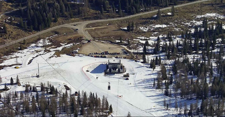 Webcam Passo San Pellegrino-Falcade - Arrivo Seggiovia