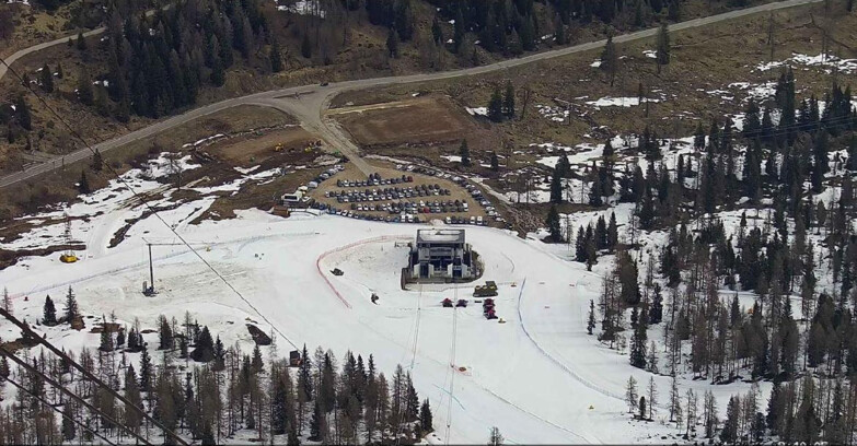 Webcam Passo San Pellegrino-Falcade  - Arrivo Seggiovia