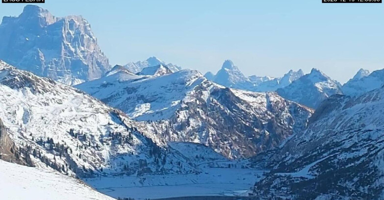 Webcam Canazei-Belvedere  - Lago e Passo Fedaia