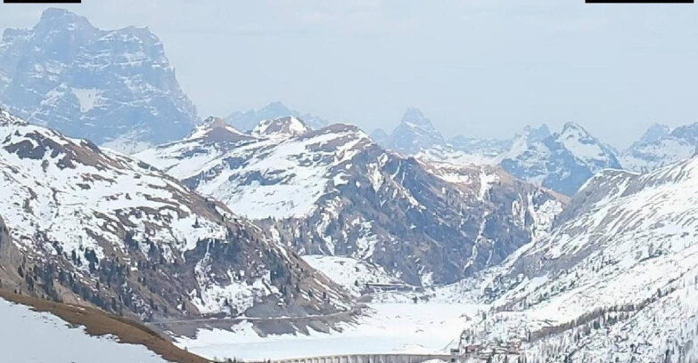 Webcam Canazei-Belvedere - Lago e Passo Fedaia