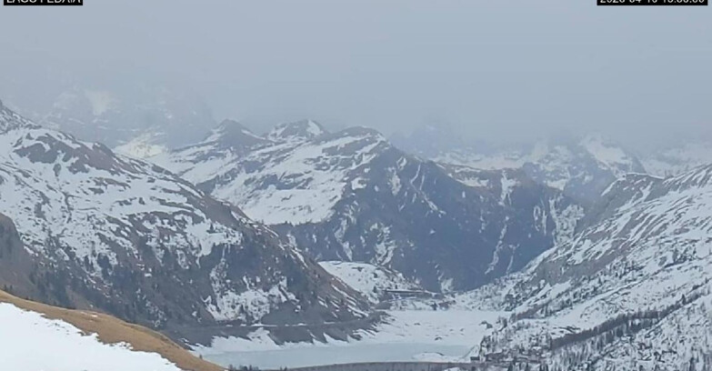 Webcam Canazei-Belvedere - Lago e Passo Fedaia