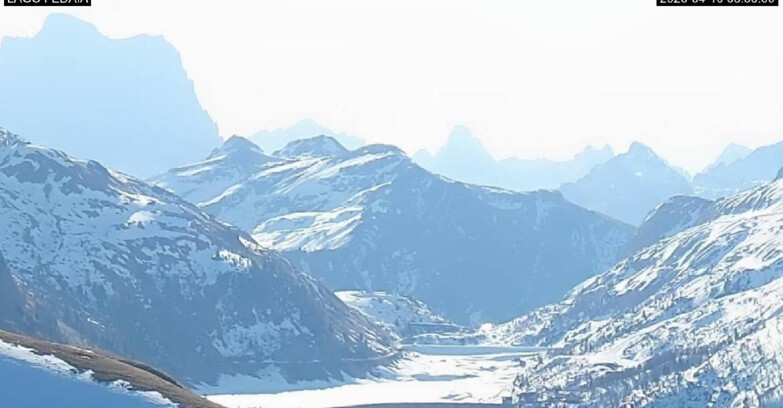 Webcam Canazei-Belvedere - Lago e Passo Fedaia