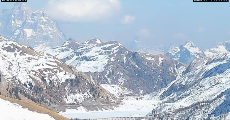 Webcam Канацей-Бельведере  - Lago e Passo Fedaia
