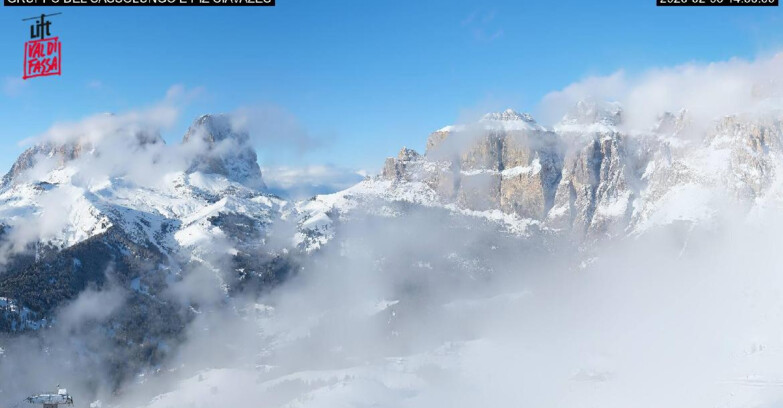 Webcam Canazei-Belvedere  - Canazei - Gruppo del Sassolungo