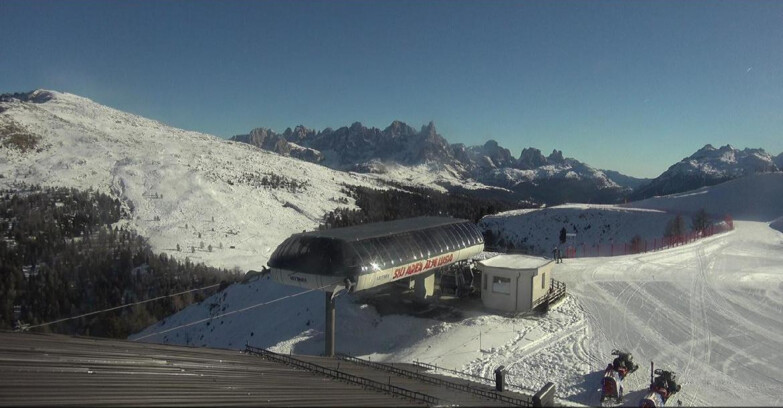 Webcam Moena-Alpe Lusia  - Alpe Lusia - Le cune