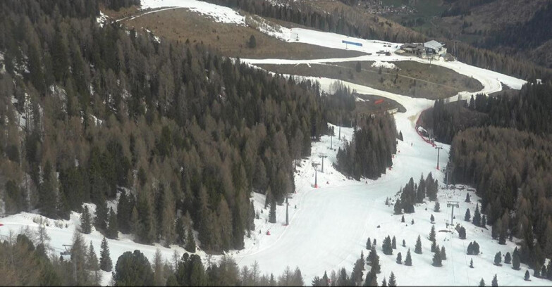 Webcam Moena-Alpe Lusia  - Pista Piavac