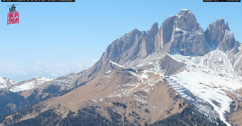 Webcam Canazei-Belvedere  - Campitello - Col Rodella