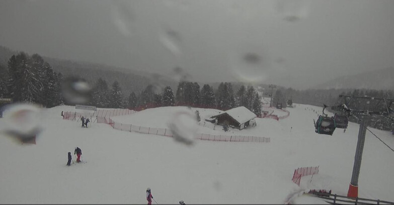 Webcam Bellamonte-Alpe Lusia - Pista Le Fassane e Morea Snowpark