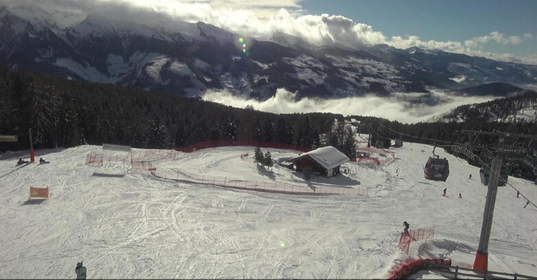 Webcam Bellamonte-Alpe Lusia - Pista Le Fassane e Morea Snowpark