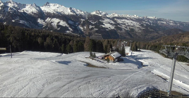 Webcam Bellamonte-Alpe Lusia  - Pista Le Fassane e Morea Snowpark